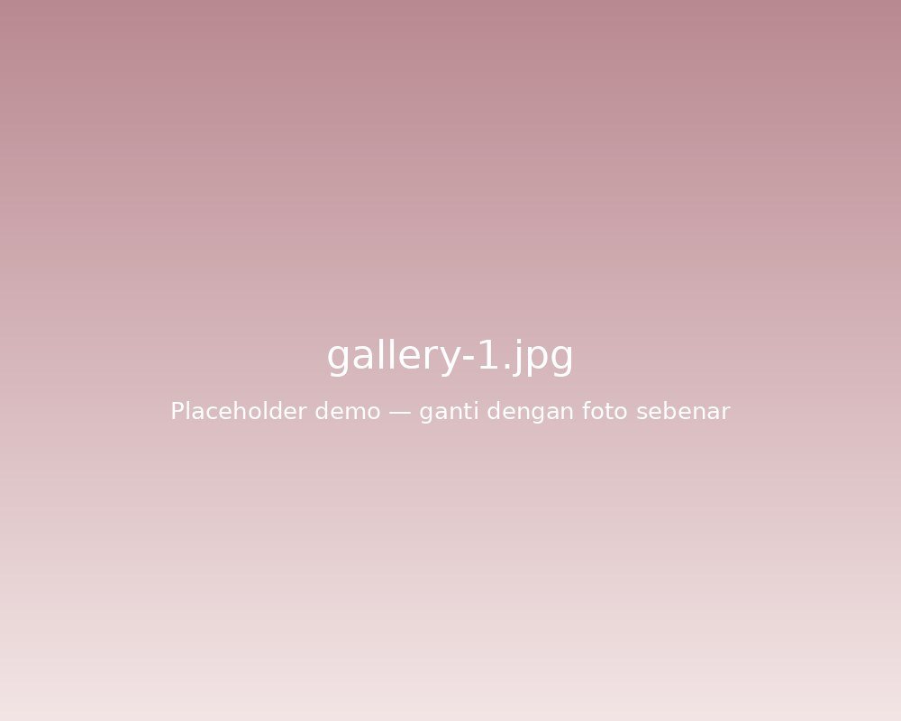 Galeri demonstrasi: Ruang reception
