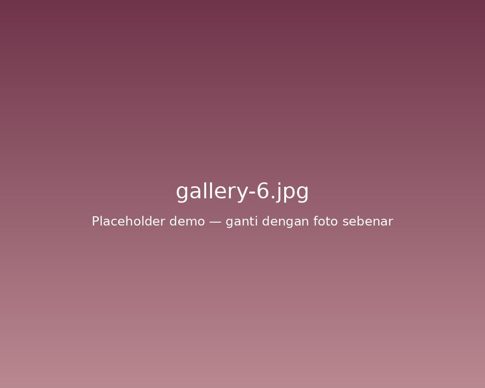 Galeri demonstrasi: Hair spa area